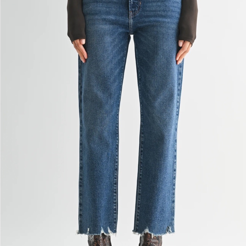 Just Black Blue Straight Leg Women's Jeans. 24